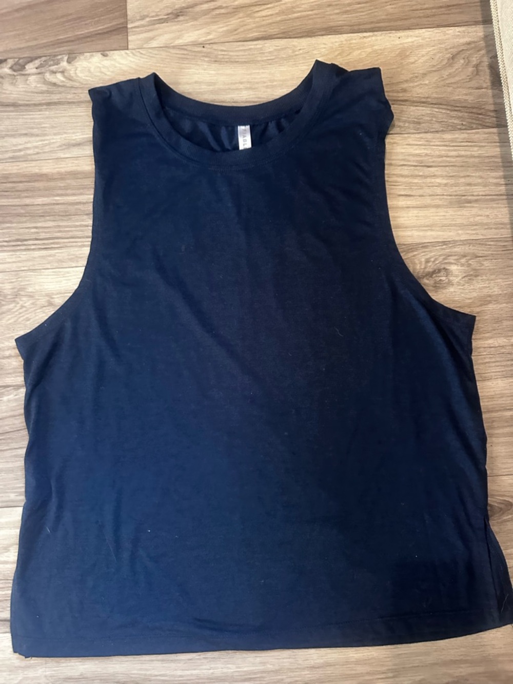 Fabletics Blue Crew Neck Tank Top